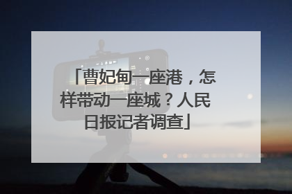 曹妃甸一座港，怎样带动一座城？人民日报记者调查